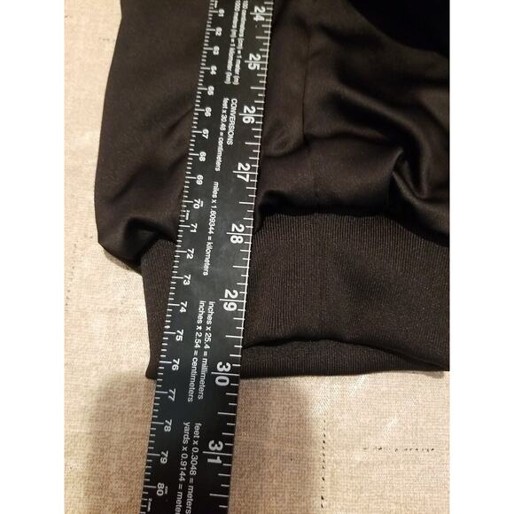 Puma Women's Y2K Black/ Hot Pink Striped Satin Jogger Pants Size XXL - Picture 11 of 11
